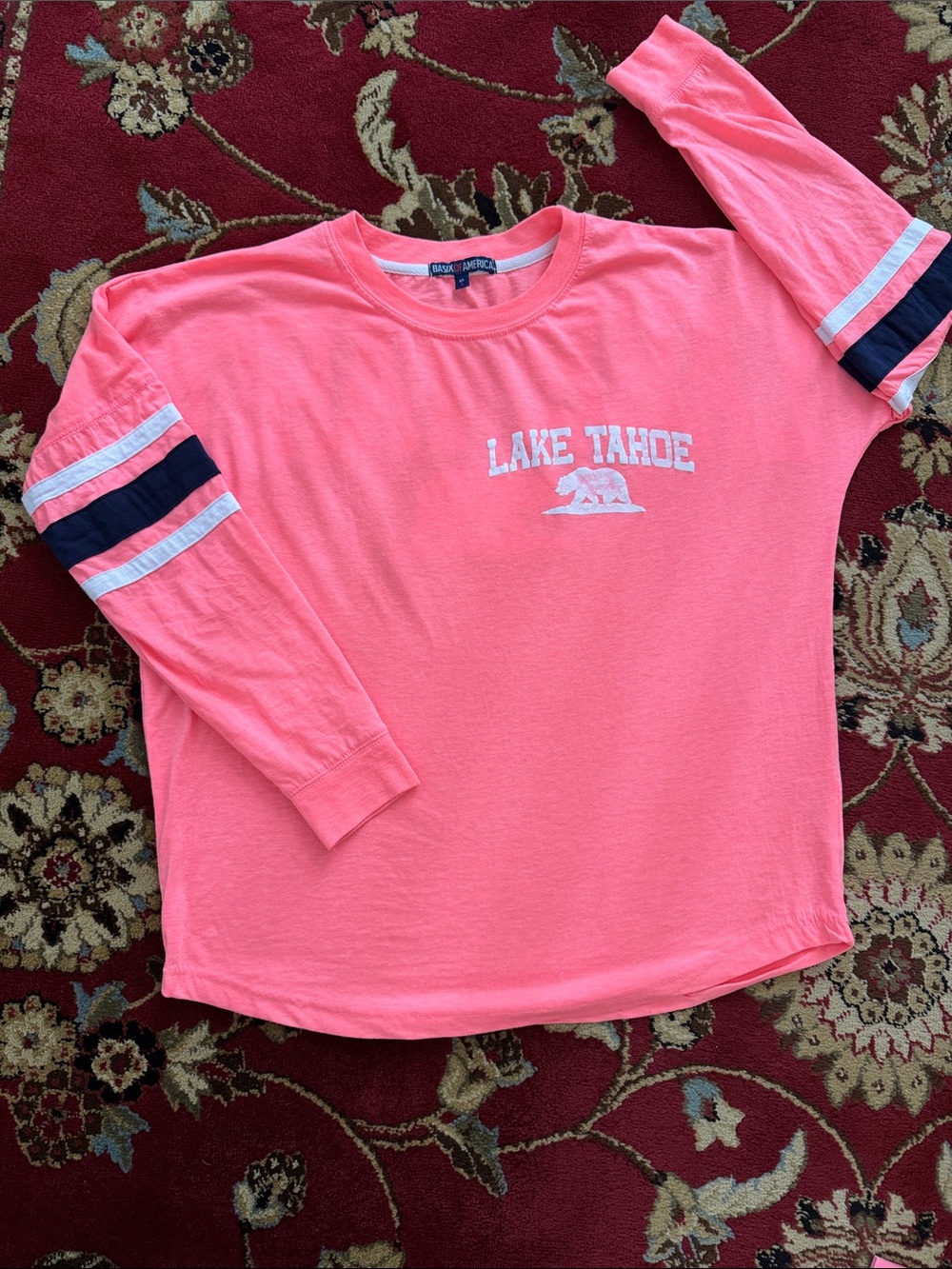 BASIX of AMERICA “Lake Tahoe” long sleeve shirt